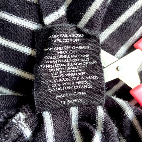 Decjuba D-LUXE BASICS Striped Sleeveless Tank Dress Sz XS - Picture 8 of 8